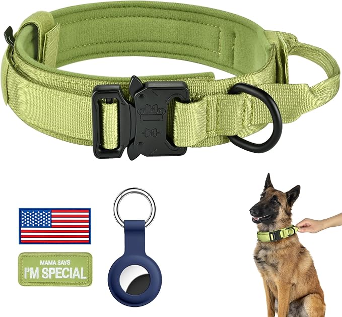 DAGANXI Tactical Dog Collar, Adjustable Military Training Nylon Dog Collar by DAGANXI