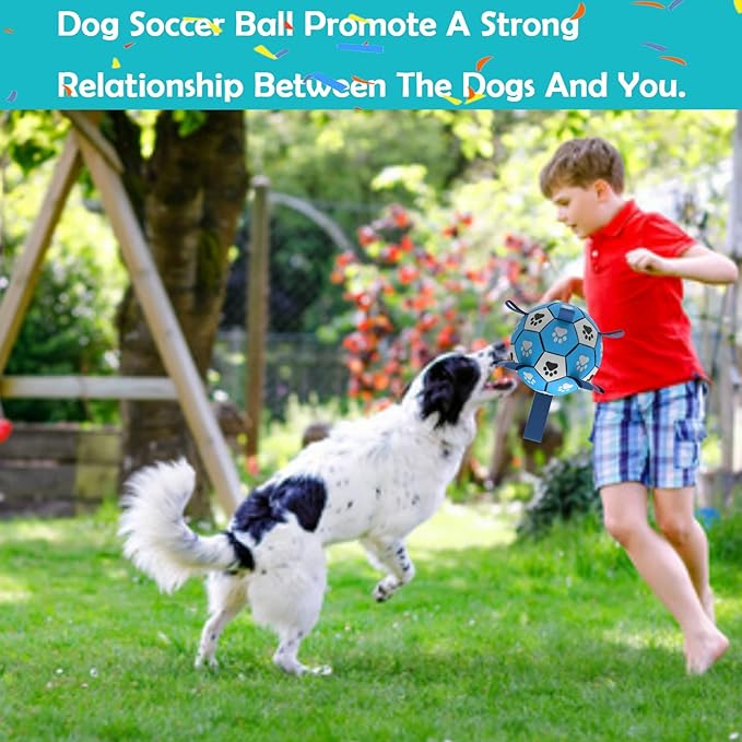Durable Rope Tug Soccer Ball Dog Toy - Image 5