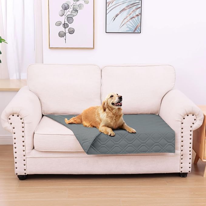 hyha Waterproof Dog Bed Blanket, Soft Pet Blankets, Waterproof Couch Cover by hyha