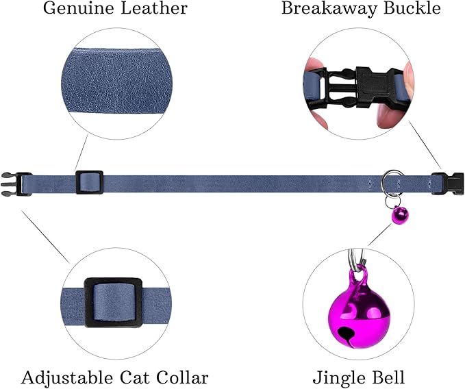 Breakaway Cat Collar Leather - Image 4