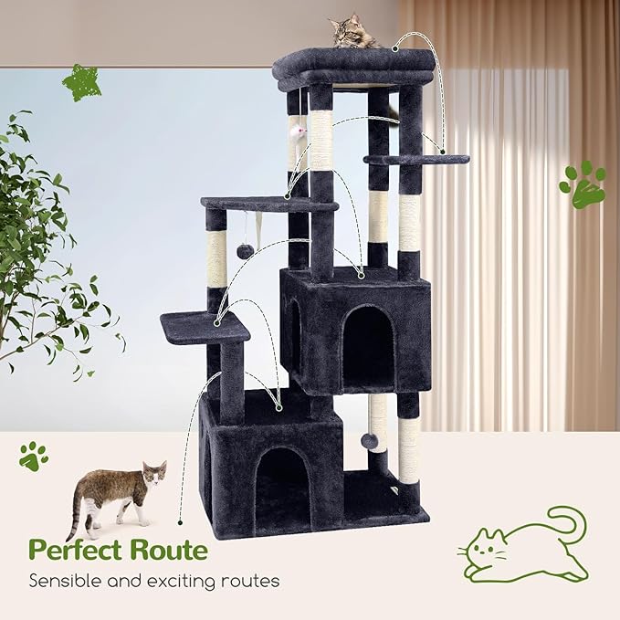 Globlazer Cat Tower for Indoor Cats, Heavy Duty Cat Trees for Large Adult Big - Image 5