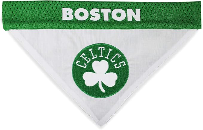 Pets First NBA Boston Celtics Reversible Bandana Size XX-Large - Image 3