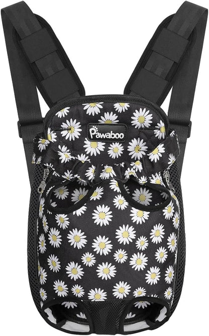 Pawaboo Pet Carrier Backpack, Adjustable Pet Front Cat Dog Carrier Backpack by Pawaboo
