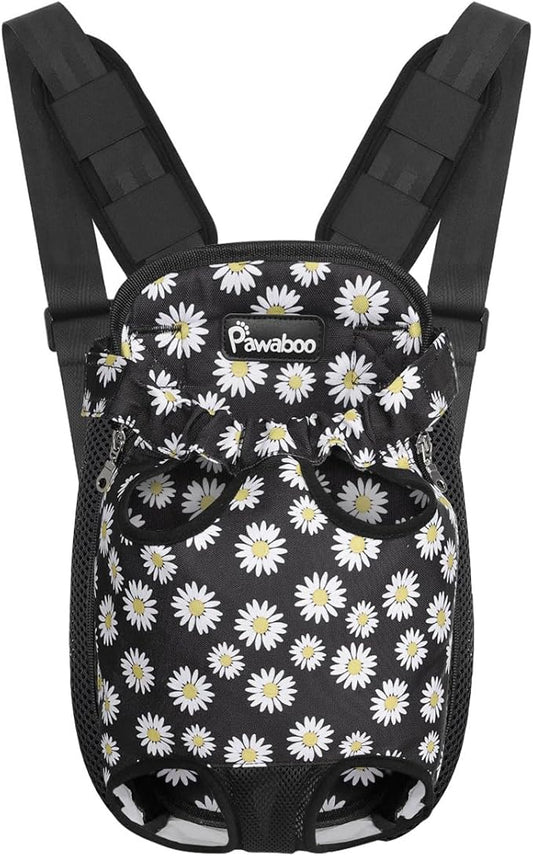 Pawaboo Pet Carrier Backpack, Adjustable Pet Front Cat Dog Carrier Backpack by Pawaboo