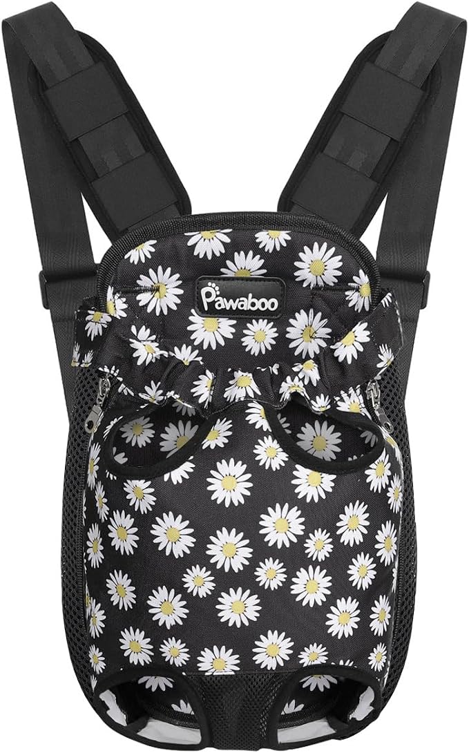 Pawaboo Adjustable Dog Carrier Purses, Pet Front Cat Travel Bag Dog Carrier by Pawaboo