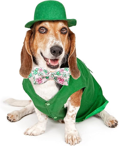 Lionheart glory Dog Bow Collar St. Patrick's Day Dog Collar - Image 4