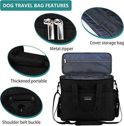 BAGLHER Dog Travel Bag, Airline Approved Pet Tote Organizer - Image 4