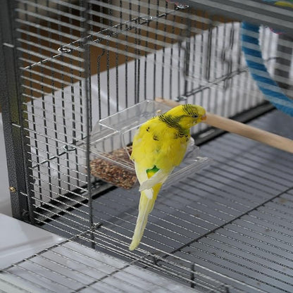 Bird Flight Cage 16 x 16 x 20 Inch, Wrought Iron Parrot Cage - Image 6