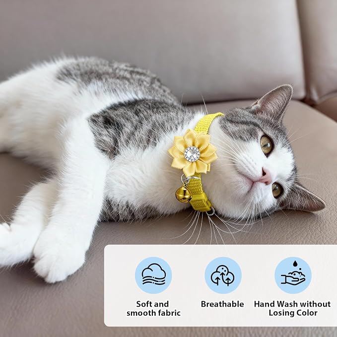 6 PCS Flower Kitten Collar - Image 7