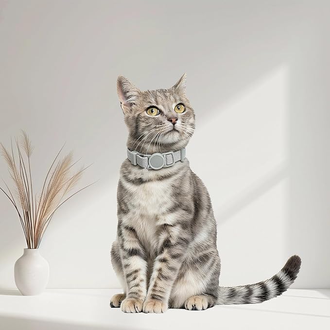 Breakaway Cat Collar with Bell, Safety Buckle Kitten Collar, Elastic Strech - Image 7