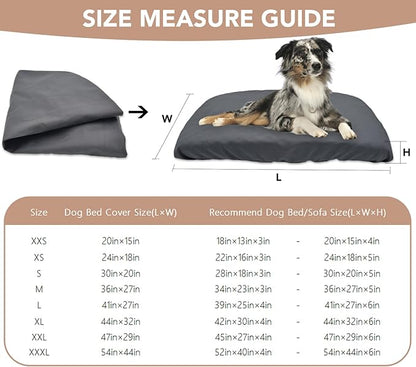 Dog Bed Cover Waterproof Replacement Machine Washable Covers - Image 4
