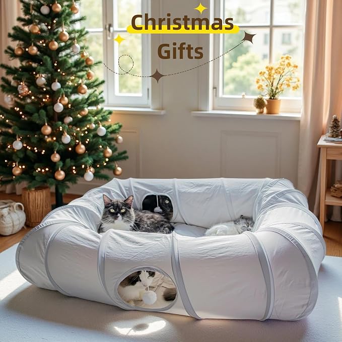 XxingSheep 4 Ways Shuttled XL Cat Tunnel Bed - Image 2