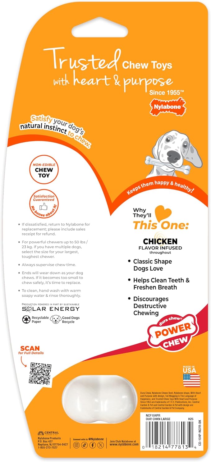 Nylabone Power Chew Classic Bone Chew Toy - Image 11