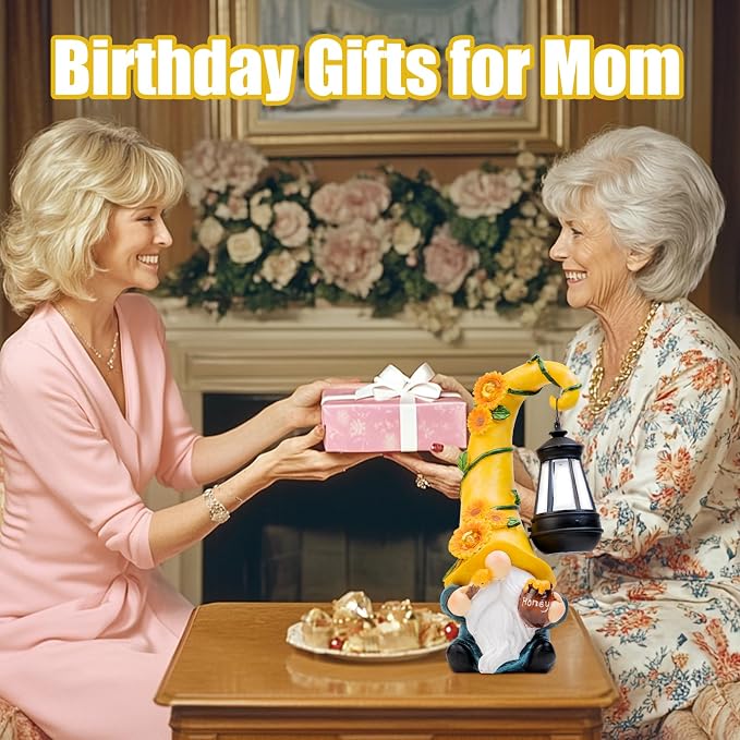 Mom Birthday Gifts-Garden Gnome Statue - Image 7