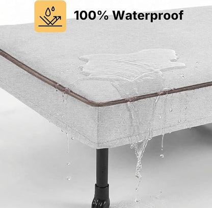 Veehoo Elevated Dog Bed with Waterproof Cushion, Cooling Raised Dog Beds with - Image 4