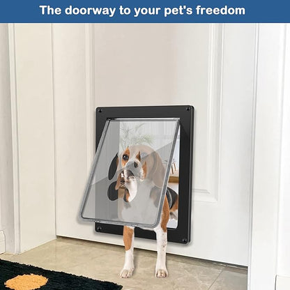 CEESC Dog Door for Pets Up to 45 lb, Weatherproof Pet Door for Cats and Dogs - Image 2