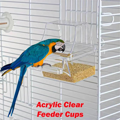 38-Inch Double Roof Top Large Flight Bird House Cage - Image 5