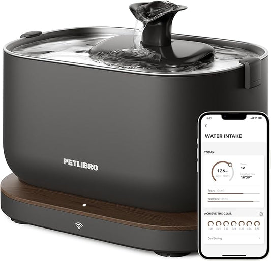 PETLIBRO Cat Water Fountain, App Monitoring Pet Fountains by PETLIBRO