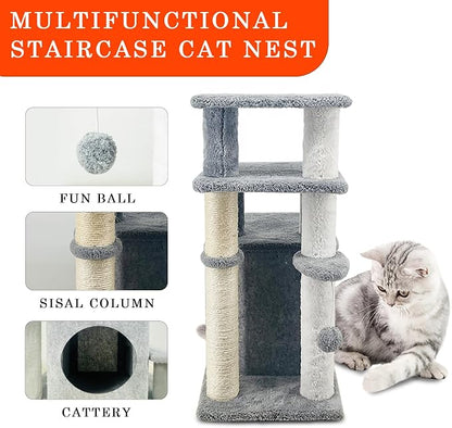 25.6in Cat Tree Tower, Cat Condo - Image 6