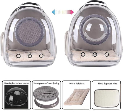 Clear Cat Bubble Backpack, Space Capsule Astronaut Transparent Bubble Dome Pet - Image 3