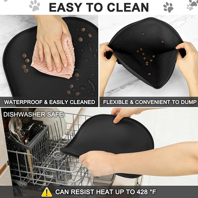 Small Silicone Pet Food Mat - Image 6
