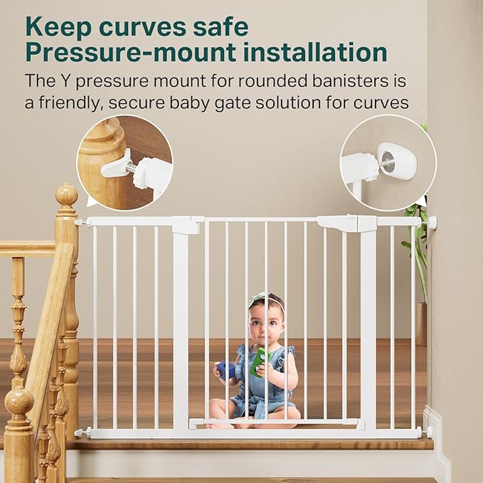 Cumbor 2 Pack 29.7"-48" Baby Gate - Image 4