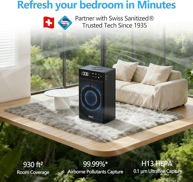 CleanForce Rainbow Cube | World’s First 4-in-1 Space-saving Air Purifier - Image 5