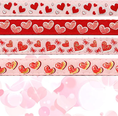 azuza 4 Pack Valentines Kitten Collar - Image 5