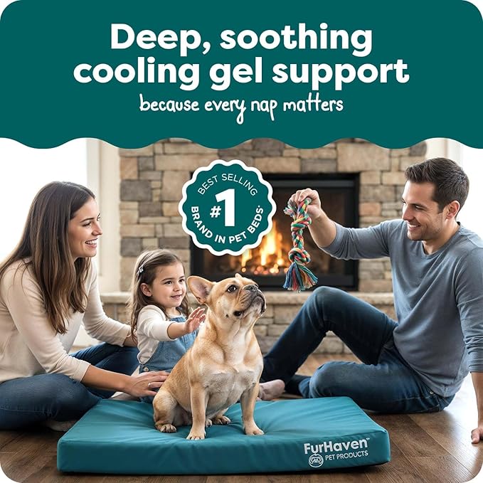 FurHaven Water-Resistant Orthopedic Dog Bed - Image 2