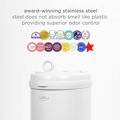 Ubbi Steel Diaper Pail, Odor Locking, No Special Bag Required, Award-Winning - Image 6