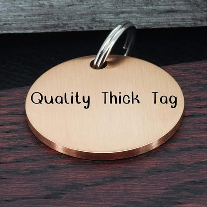 Ultra Joys Stainless Steel Pet ID Tag Dog Name Tags Personalized Front and Back - Image 4