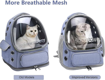 Cat Backpack Carrier, Breathable Cat Carrier Large Space Bubble Pet Backpack - Image 3