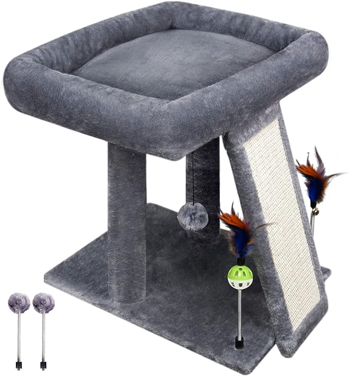 TWDEPART Cat Tree Tower with Cat Scratching Post - Image 3