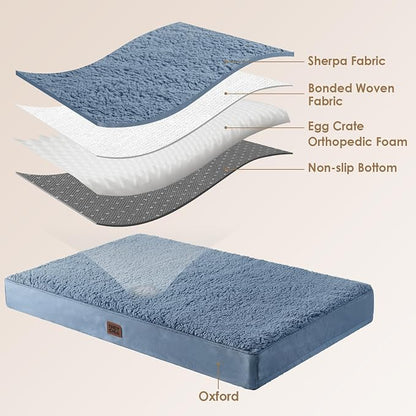 EHEYCIGA Washable Dog Beds for Extra Large Dogs, XL Dog Bed - Image 4