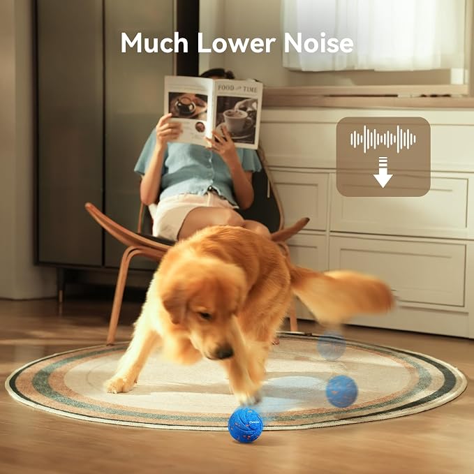 Cheerble Smart Interactive Dog Toy, Wicked Ball AIR, Automatic Moving, and - Image 9