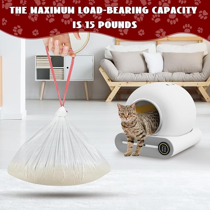 80 Count Self-Cleaning Litter Box Liners - Image 7