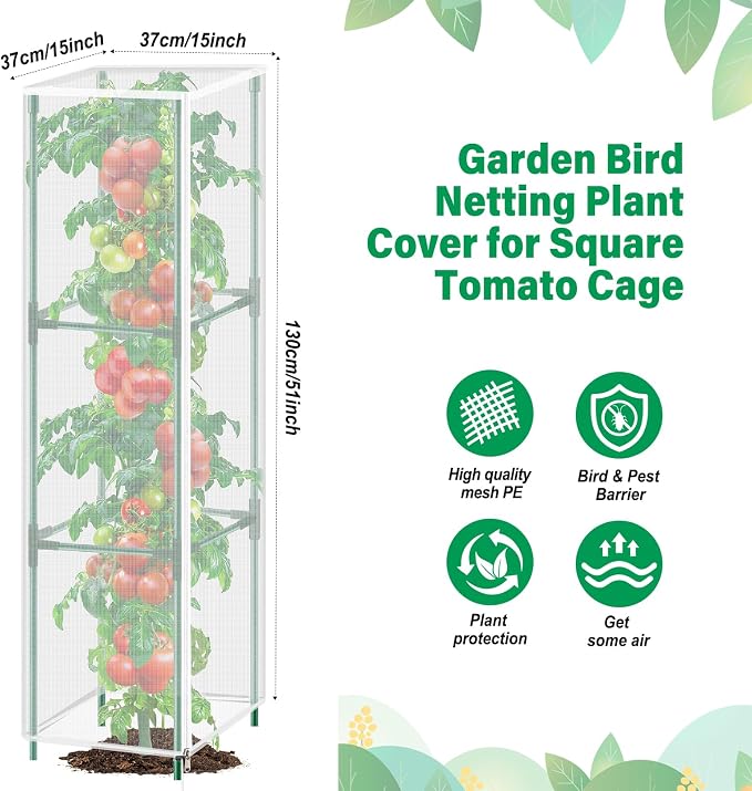 3 Pack Garden Bird Netting Plant Cover - Image 3