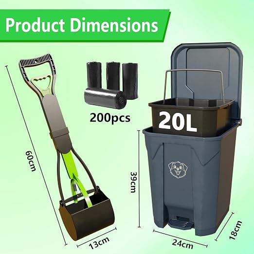 Dog Poop Outdoor Trash Can - Image 2