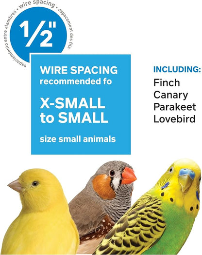 Prevue Pet Products Parakeet Square Roof Bird Cage - Image 8