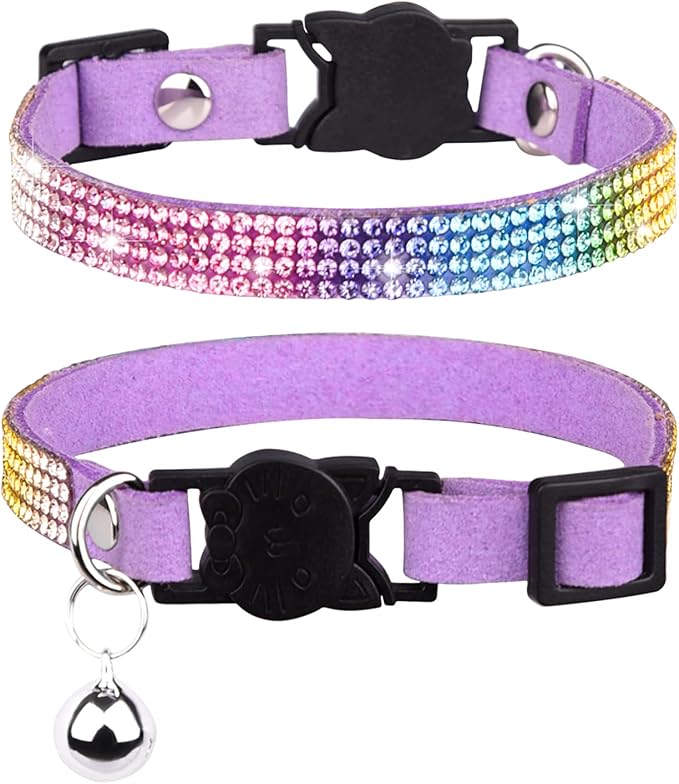 Cat Collar Breakaway Bling Diamond Rhinestone by WDPAWS