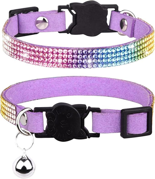 Cat Collar Breakaway Bling Diamond Rhinestone by WDPAWS
