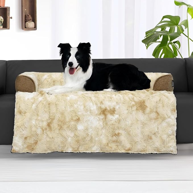 Calming Dog Couch Bed for Large Dogs, 41 x 37 inch Waterproof Removable Dogs by blunique