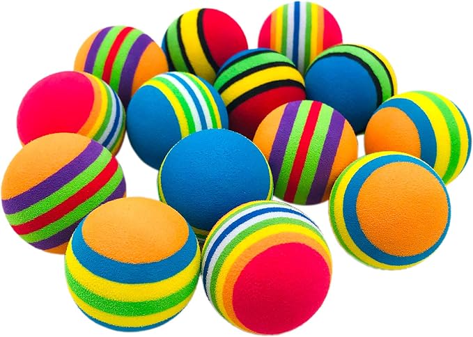 PET SHOW 50pcs 1.4" Interactive Cat Toy Balls - Image 2