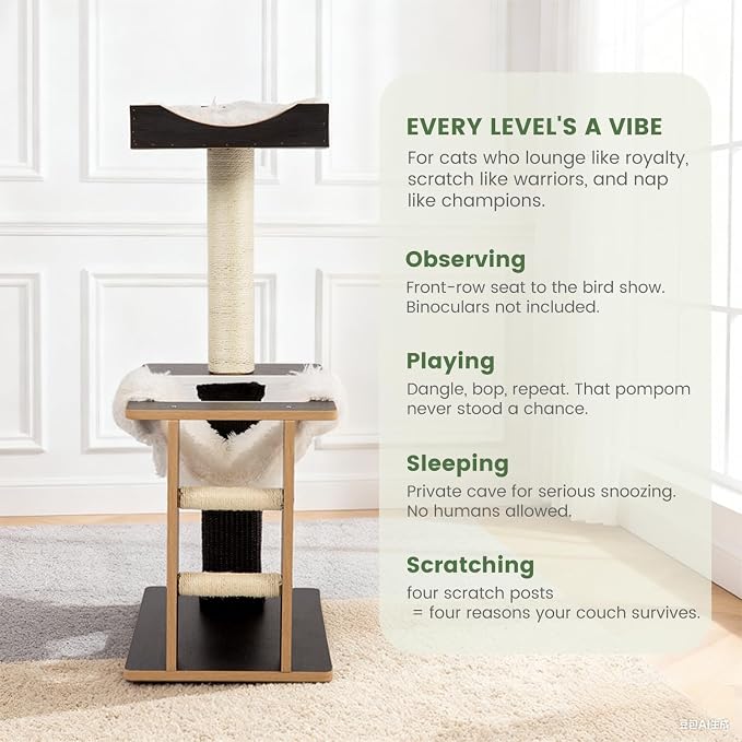 Cat Tree, 37.4-Inch Cat Tower - Image 7