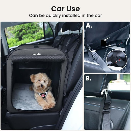 Dog Car Carrier Light Weight, 24×17.7×20.5in Dog Carrier - Image 2
