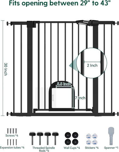 Babelio 36" Tall Upgraded Baby Gate - Image 8