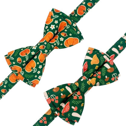 2 Pack Cotton Cat Collar with Bow Tie and Bell - Image 5