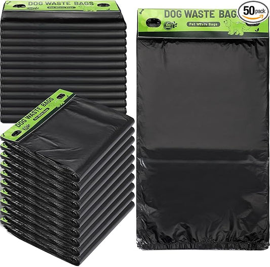 Ireer 5000 Pcs 50 Counts 5000 Pcs Header Bag Bulk Dog Pet Waste Bags Poop Easy by Ireer