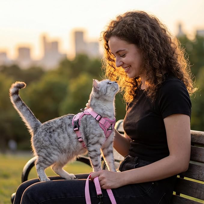Cat Harness and Leash Set Escape Proof Tactical Extra Large Kitten Harness - Image 8