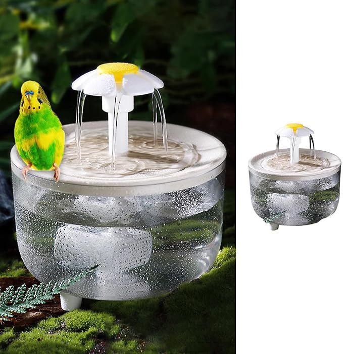 MANON ROSA Bird Bath for Parakeets by MANONROSAPET